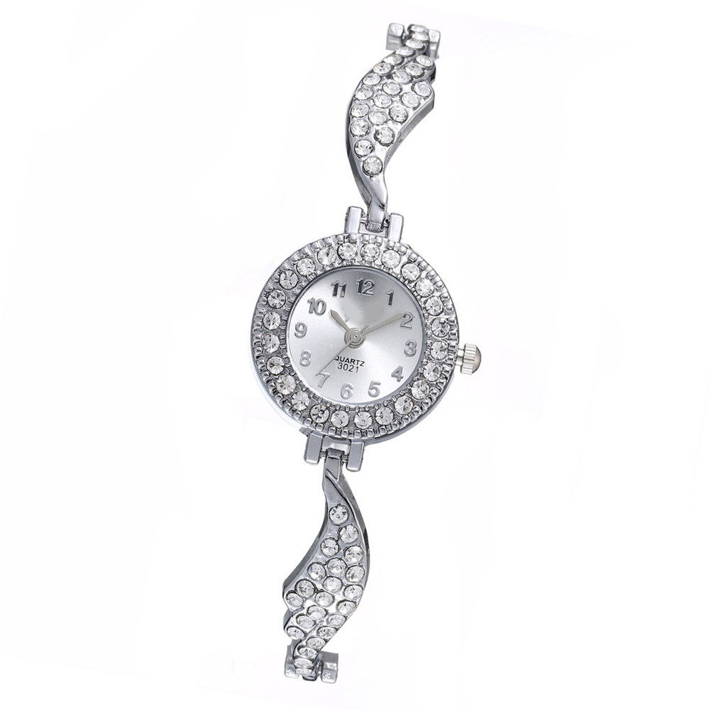 1Pcs Women's Rhinestone Wing Q - Luxury Watch Gift For Her 评论和价格