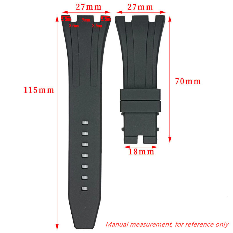 Rubber Silicone Watch Strap fo - Audemars Piguet Watch Royal Oak 评论和价格