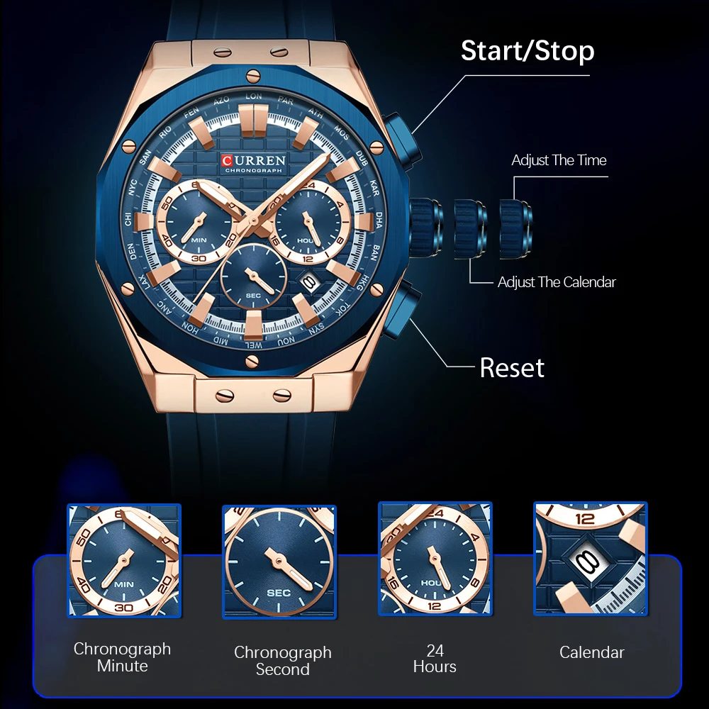 CURREN Luxury Brand High Quali - Luxury Watch Magazine 评论和价格