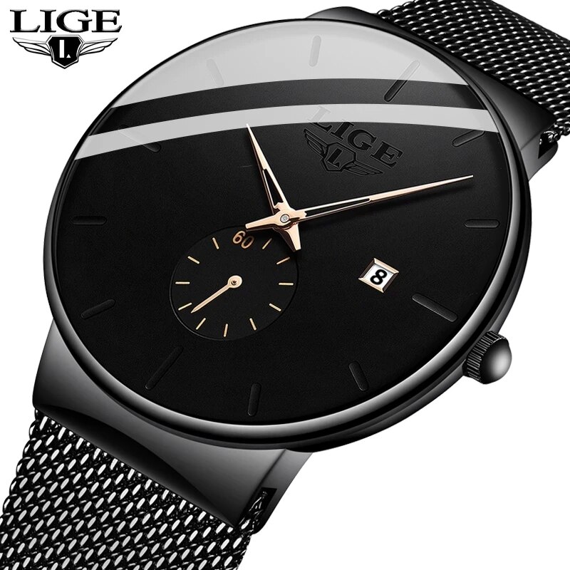 LIGE Fashion Mens Watches Top  - Luxury Watch Top 10 评论和价格