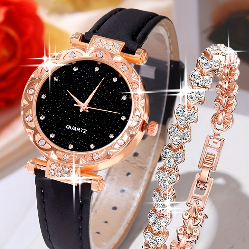 Starry Fashion Quartz Watch Lu - Luxury Watch Gift For Her 评论和价格