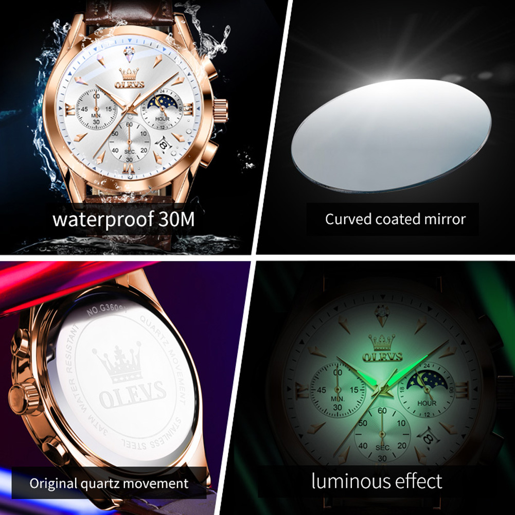 OLEVS Brand New Fashion Quartz - Luxury Watch Magazine 评论和价格